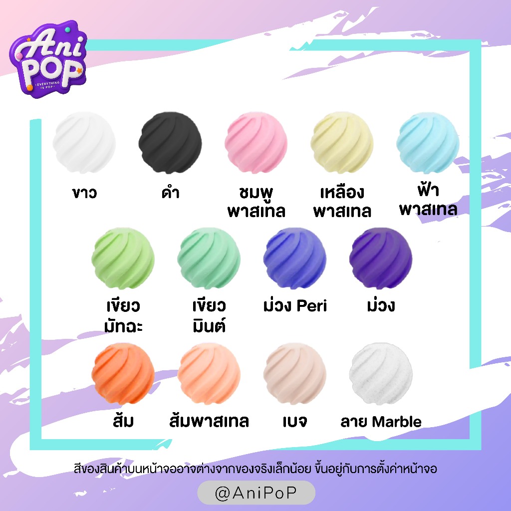 พวงกุญแจชื่อ ดอกเดซี่ คลิ๊ก ๆ — นิ้วกำลังกด (เห็นขนาดจริง)